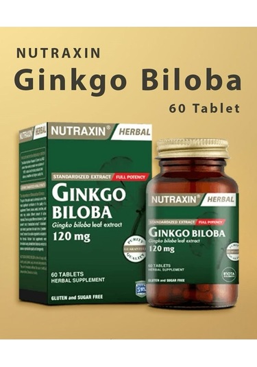 Nutraxin Ginkgo Biloba 120 Mg 60 Kapsül