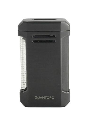 Quantoro Perde Alev Delicili Gunmetal Metal Puro Çakmağı