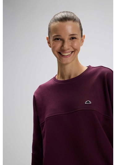 Ellesse Bayan Sweat Ef567-brd Bordo Bordo