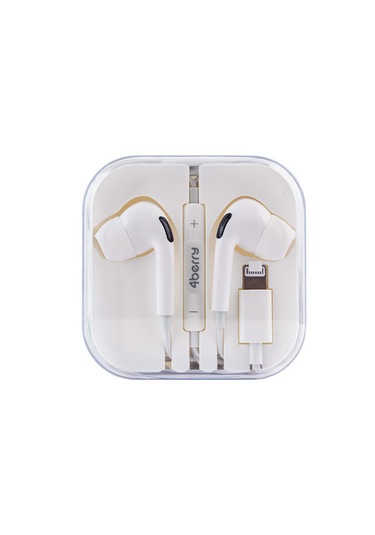 Pc02 Kablolu Kulaklık Plastık Başlık Lıghtnıng Beyaz