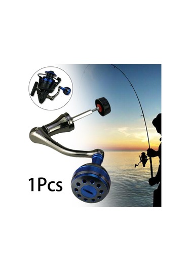 Suntek Olta Makarası Sapı Kavrama Yedek Parça Metal Mavi-l