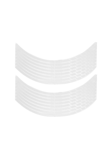 Reedark 16 Adet Kırmızı Pet Jant Sticker - 16-18 İnç Jantlar İçin Yalıtkan, Su Geçirmez, Dayanıklı Yansıtıcı Şerit