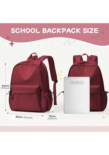 Honeybeeshop Siyah Büyük Kapasiteli Kadın Seyahat Sırt Çantası Hafif Uzay Temalı Çoklu Cep Ideal Siyah