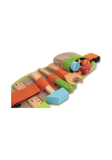 Classic World Ahşap Tamir Seti Bel Çantası