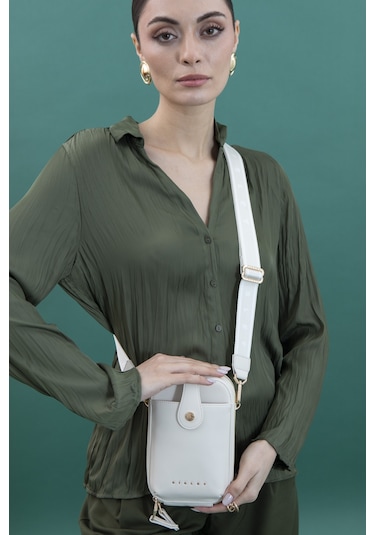 Sisley Kadın Çapraz Çantası Sly 209 Beyaz