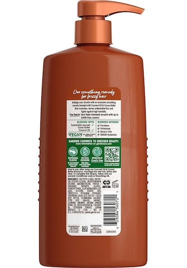 Garnier Whole Blends Hindistan Cevizi Ve Kakao Yağı Özlü Pürüzsüzleştirici Saç Kremi 786ml