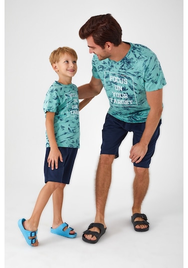 Arnetta Your Target Yeşil Erkek Bermuda Takım