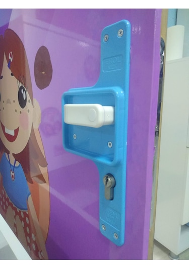 Bariyerli Güvenli Ve Kırılmaz Kapı Kolu 10 Adet( 56 Renk )