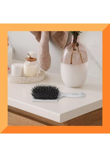 Cantu  Uzun Kıllı Pürüzsüz Görünüm Sağlayan Saç Fırçası