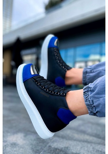 Ch267 Gbt Roma Mirror Erkek Bot Sıyah/sax Mavı Çok Renkli