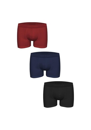 John Frank Modal 3'lü Erkek Boxer Jf3bmodna01 Çok Renkli