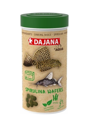 Dajana Spirulina Wafers Yem 250  Ml 100 Gr