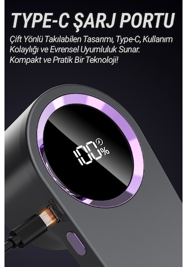 Veryfit Profesyonel Şarjlı Type C Tüy ve Tiftik Toplama Temizleme