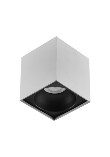 Sıva Üstü Led Spot Kare Beyaz Siyah 5w