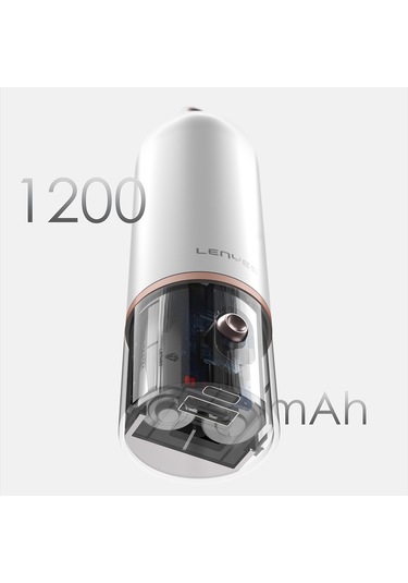 Lenyes Lhf12 Powerbank Özellikli 3 Kademeli Portatif Soğutucu El Fanı Beyaz