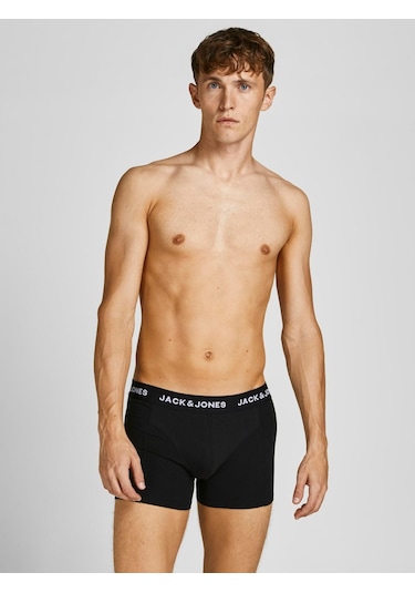 Jack&Jones Jacblack Frıday Erkek Boxer 5'Li Paket Siyah