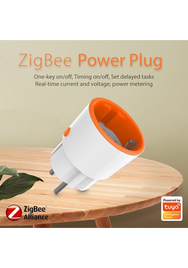 Aubyhe Zigbee 3.0 Akıllı Priz - 16a Enerji Ölçer, Zamanlayıcı Ve Uzaktan Kontrol Alexa/google Home Uyumlu