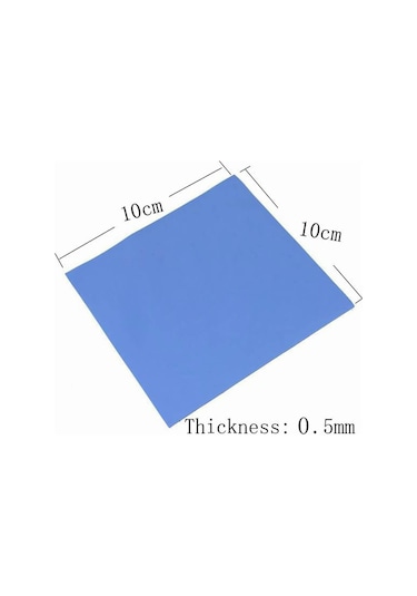 Wozlo 0 5mm 100x100mm Chipset Soğutucu Termal Pad Cep Telefonu Notebook Ps4 Ps5 Mavi 3 6w/m K