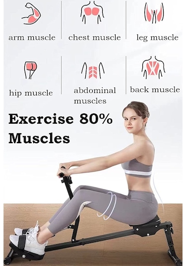 Dynamic Rw600 Amortisörlü Tam Kondisyon Küreği Direnç Ayarlı