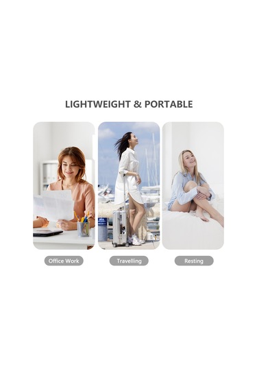 Yunboo Regl Ağrısı İçin Isıtmalı Masajlı Beyaz Bel Kuşağı - 3 Seviye Isıtma Ve Titreşim Çok Renkli