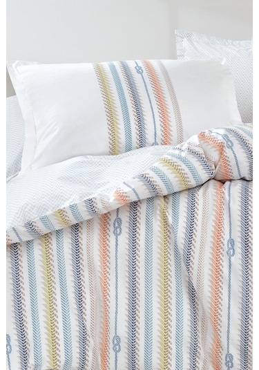 Yataş Benito Çift Kişilik Ranforce Nevresim Seti Yağ Yeşili