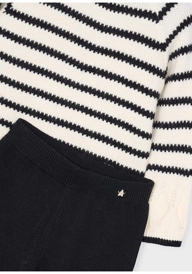 Mayoral Kız Çocuk Triko Pantolon Takım 4582 Siyah