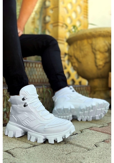 Big King Dozer Taban Unisex Günlük Spor Bot Beyaz