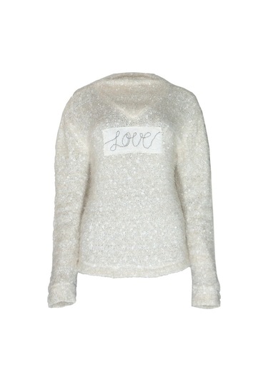 Bulalgiy Kadın Ekru Kazak - Bga00010M