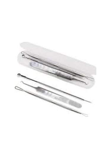 Oktay Paslanmaz Çelik Siyah Nokta Sivilce ve Akne Temizleyici Set