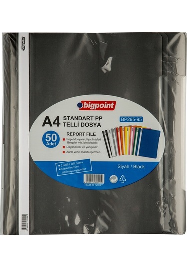 Bigpoint Telli Dosya Siyah 50'li Paket X 2 Paket