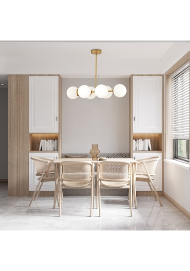 Lema 6Lı Eskitme Salon Avize