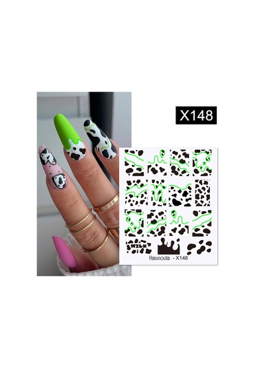 Su Transferli Nail Art Sticker X148 55344-3