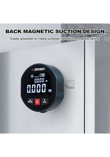 Pazly Sw-x30a/sw-x30d Abs Malzeme Hassas Ölçüm Cihazı - 99.999m Menzil, 1cm Doğruluklu