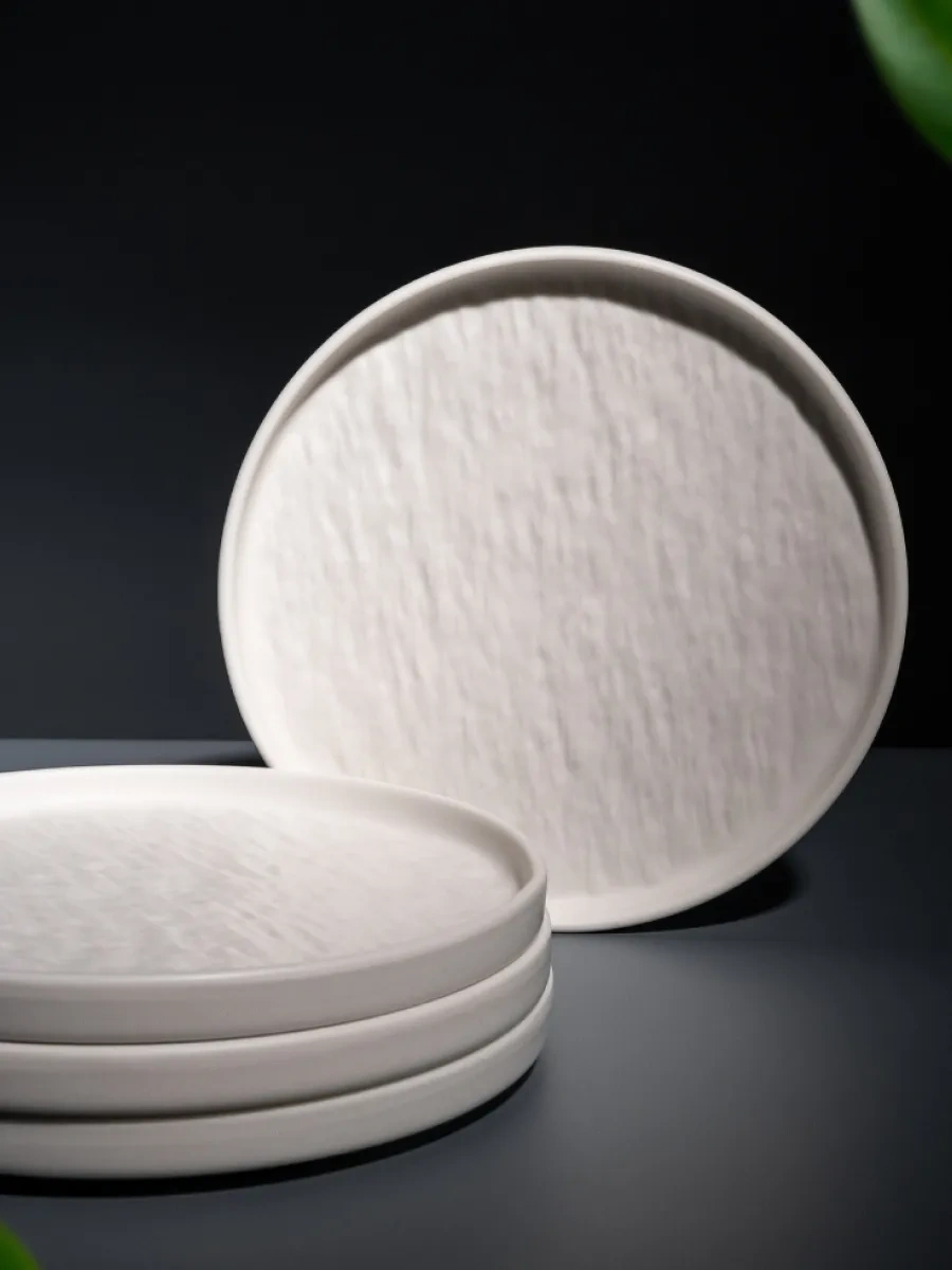 Keep Master Kenarlı 21 Cm Yemek Tabağı Seti, 4 Parça 248827051 Beyaz