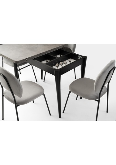 Pure Masa, Retro Gümüş, 100x65 Diğer