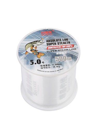 Reedark 500m Beyaz 5.0 Nilon Olta İpi - Dayanıklı, Hızlı Su Girişi, Az Esneme, 14.5kg Çekme Gücü