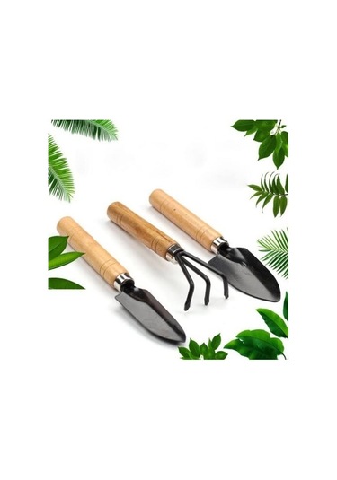 Mini Ahşap Hobi Bahçe Seti 3 Adet-9046440639180