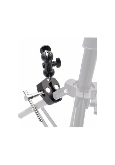 Ayex Dual Ball Heads Magic Arm + Super Crab Clamp Kelepçe