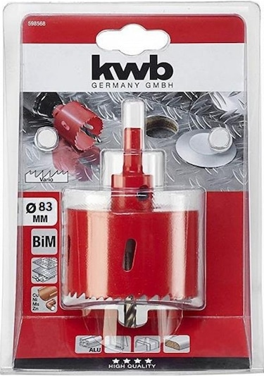 Kwb 598583 Metal. Ahşap. Çelik. Levha Delici Panç 83 Mm