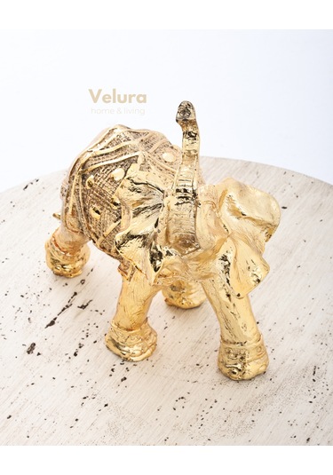 Timur Gold Fil Biblo & Heykel & Büst & Figür