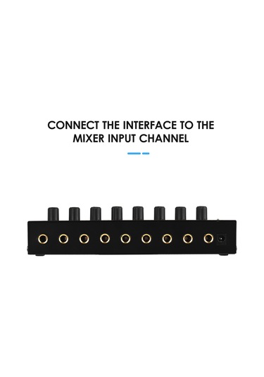 Hfambition 8 Yollu Kulaklık Amplifikatörü Ha800 - Kulaklık Dinleme Güçlendirici Avrupa Standartı