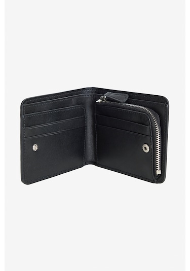 Erkek Siyah Deri Cüzdan Siyah