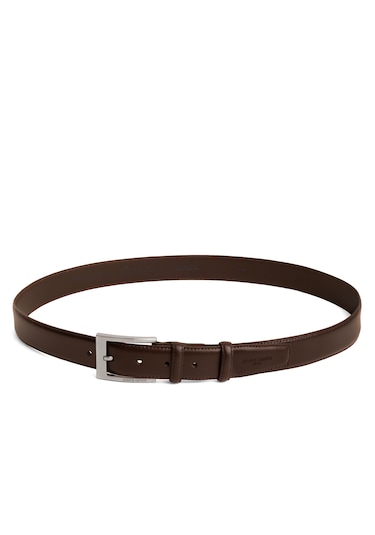 Pierre Cardin Deri Erkek Kemer En 3,5 Cm Pc-2009 Kahverengi