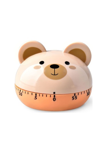 Ayıcık Model Mekanik Mutfak Zamanlayıcı Timer Çocuklar İçin Thr383