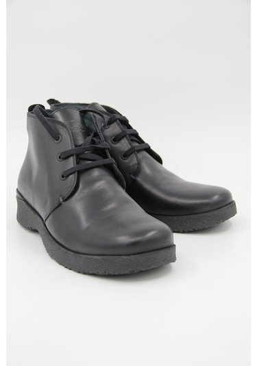 Cabani 0411607 Erkek Klasik Bot - Siyah-siyah Siyah