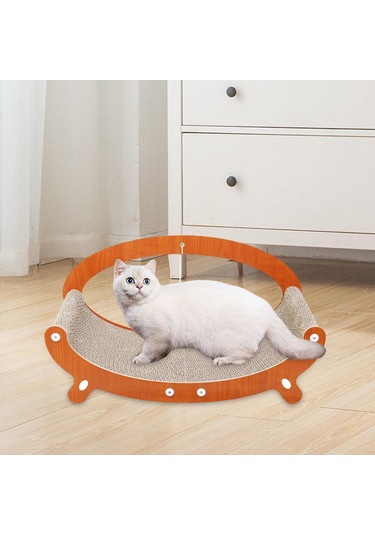 Homyl Kedi Tırmalayıcı Karton Yuva Kitty House Oyun 50cmx26cm