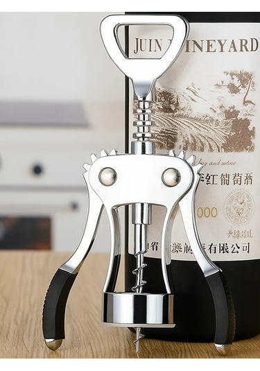 Maks Wıne Şarap Açacağı Spiral Kelebek 460214848 Gümüş