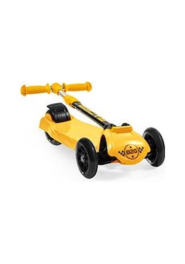 H01 Racer Üç Tekerli Işıklı Katlanabilir Scooter Mavi