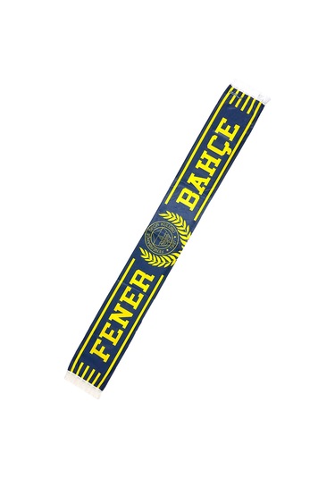 Fenerbahçe Lisanslı Since 1907 Fenerbahçe Saten Şal Atkı Lacivert - Sarı