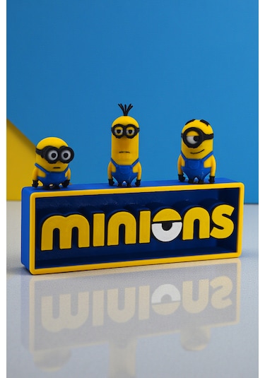 Minions Figür Ve Logo Seti